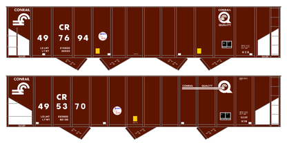 Conrail Open Hopper White Conrail Quality