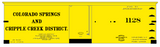 Colorado Springs & Cripple Creek District 34 Ft Boxcar Black CS&CCD