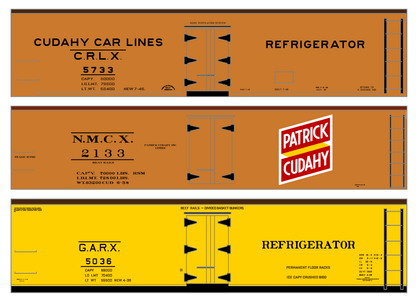 Cudahy and GARX Ice Reefers Black and Red