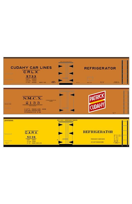 Cudahy and GARX Ice Reefers Black and Red