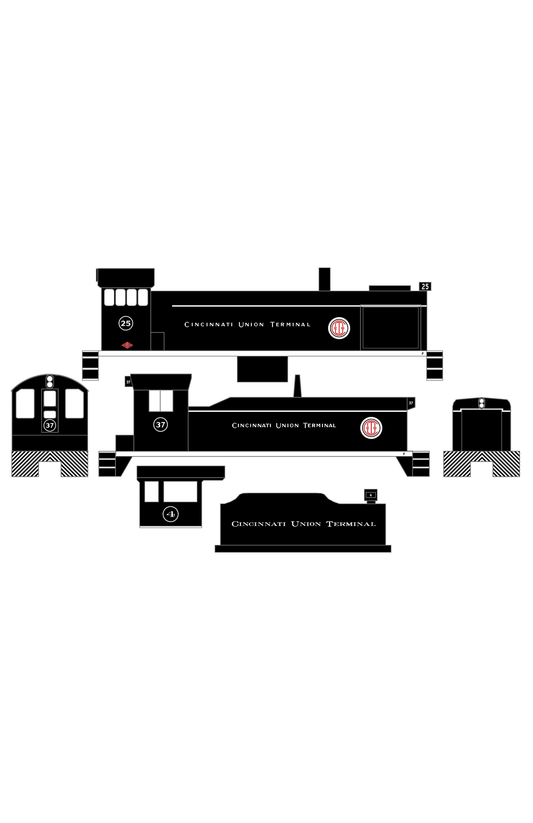 Cincinnati Union Terminal Co. Steam Or Diesel Locomotive White
