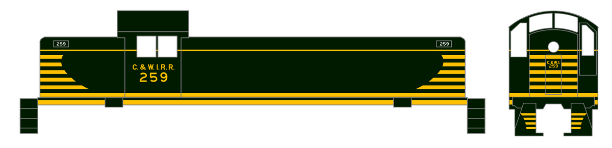 Chicago and Western Indiana ALCO RS-1 Locomotive Yellow