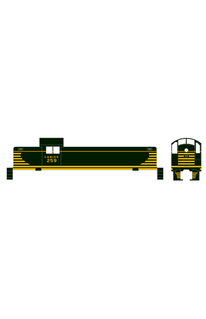 Chicago and Western Indiana ALCO RS-1 Locomotive Yellow