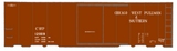Chicago, West Pullman & Southern 40 Ft Steel Boxcar White