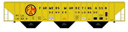 Denver Farmers Marketing Association PS2-CD Covered Hopper Black and Red