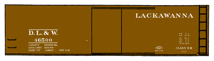 Delaware, Lackawanna and Western Boxcar White DL&W