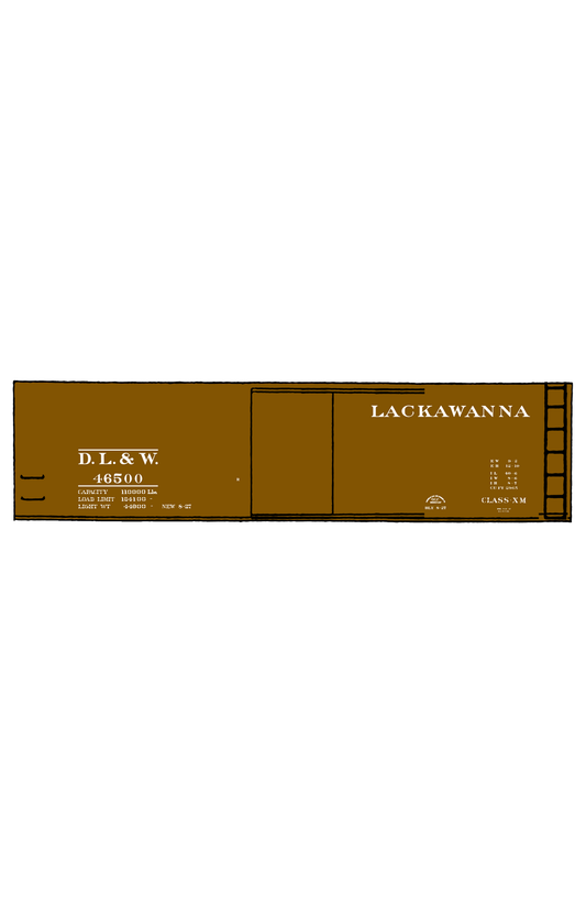 Delaware, Lackawanna and Western Boxcar White DL&W