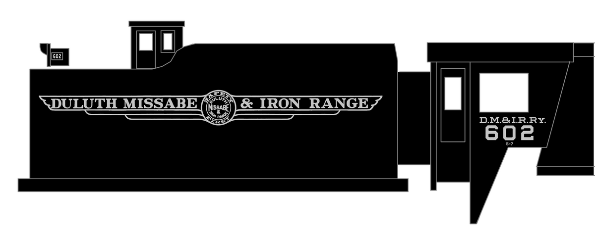 Duluth, Missabe and Iron Range Steam Locomotive Silver