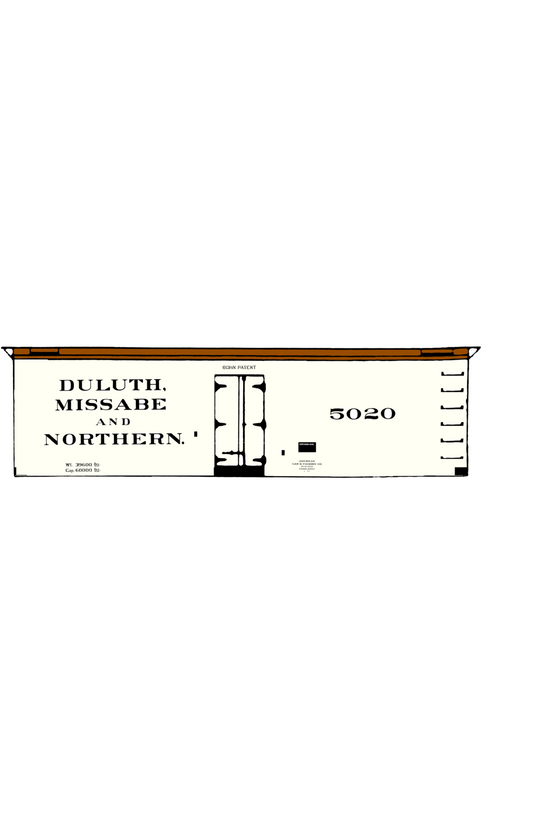 Duluth Missabe & Northern Ice Reefer Black Pre-DMIR Iron Range