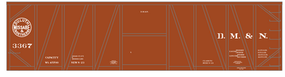 Duluth, Missabe & Northern 40 Ft OB Boxcar Pre-DMIR Iron Range
