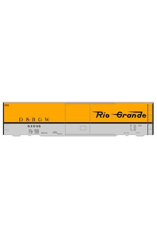 Rio Grande 50 Ft Steel Boxcar Black
