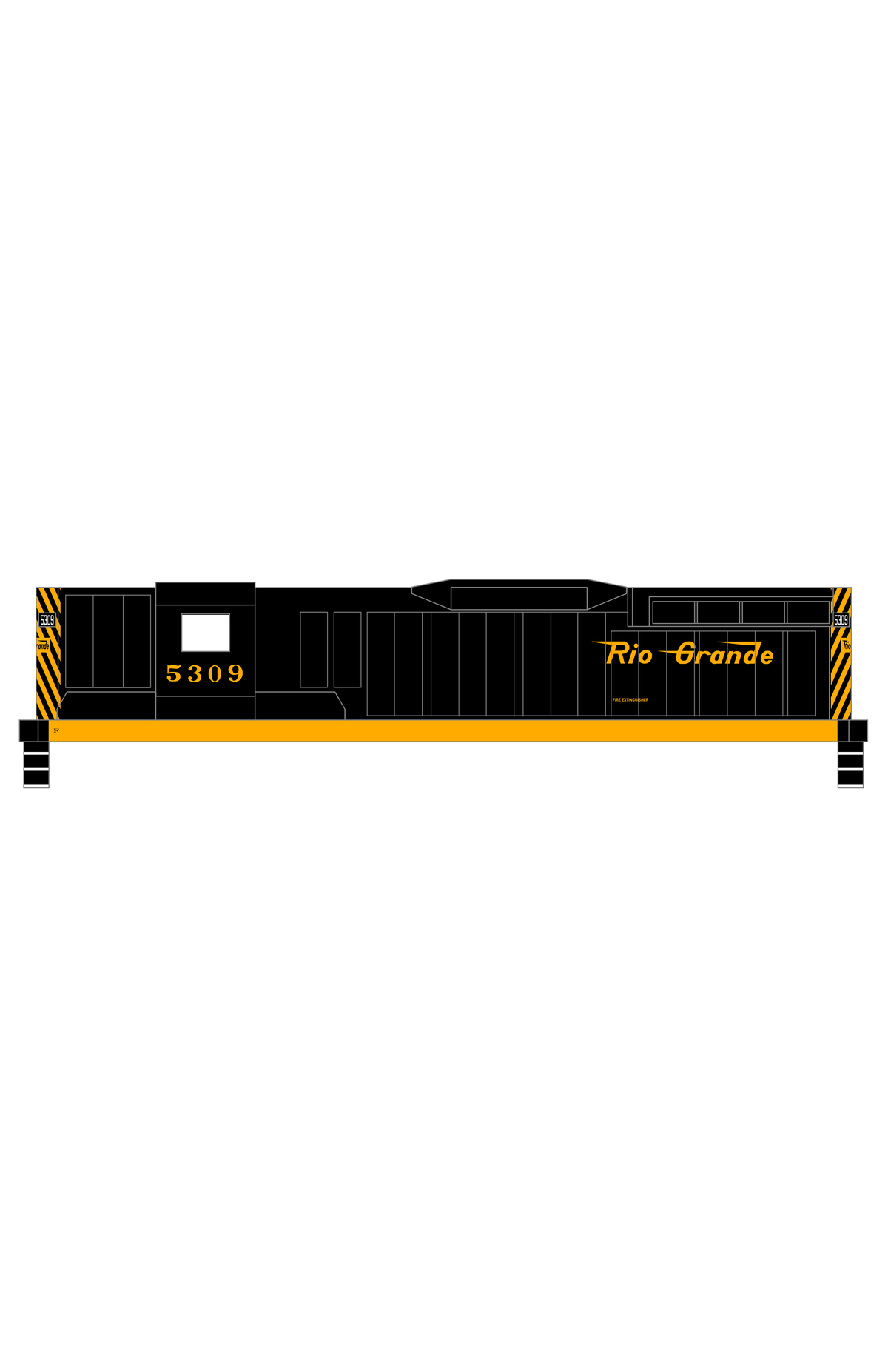 Rio Grande Hood Diesel Orange Small Letter