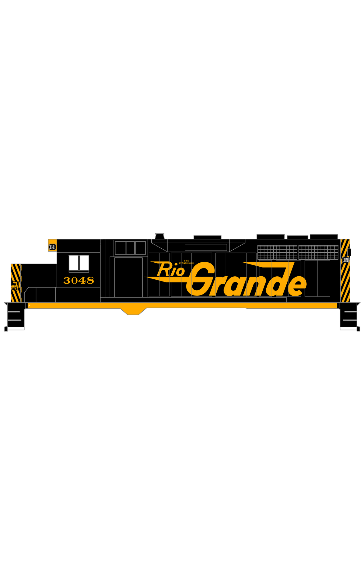 Rio Grande Hood Diesel Orange Large Letter