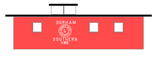 Durham and Southern Caboose White
