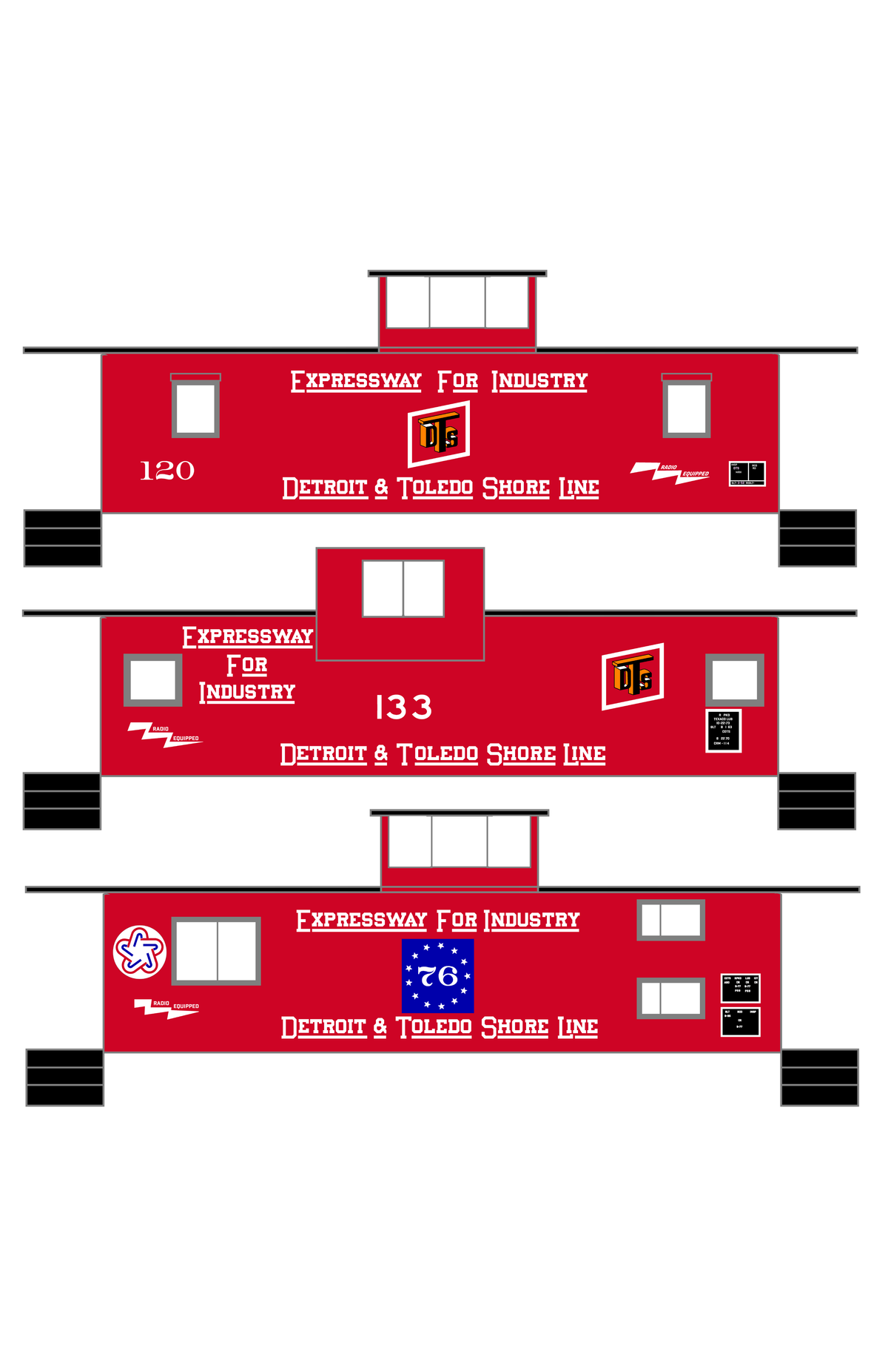 Detroit & Toledo Shore Line Caboose White