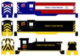 Detroit & Toledo Shore Line Diesel Locomotive Yellow