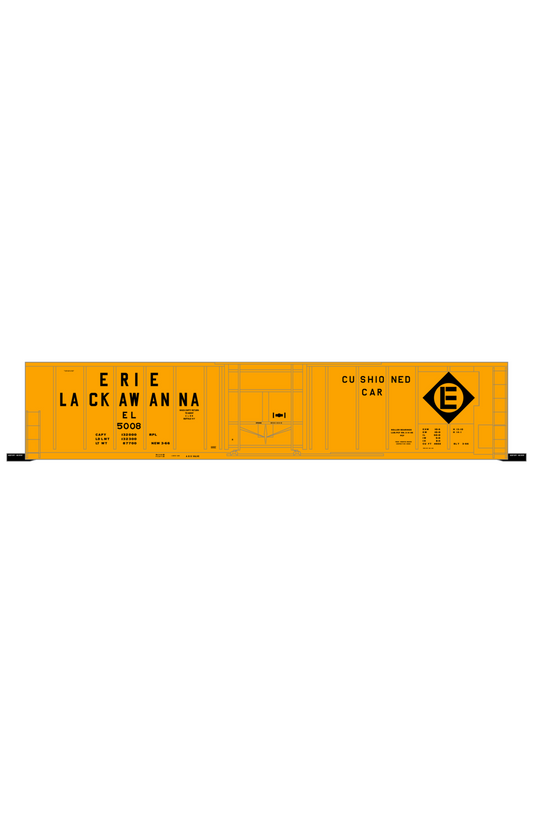 Erie Lackawanna 57 Ft Mechanical Reefer Black