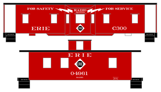 Erie Caboose White