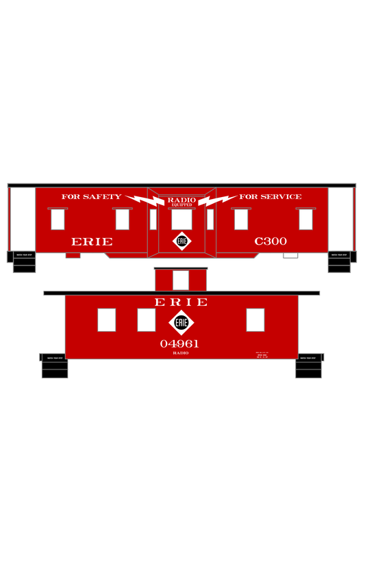Erie Caboose White