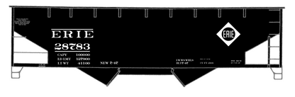 Erie Offset Twin Hopper White