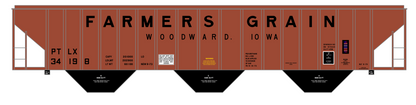Farmers Grain PS-2CD Covered Hopper Black Woodward, Iowa
