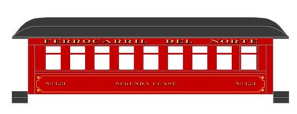 Standard / Narrow Gauge Latin American Passenger Cars  Bronze Gold With Black Shadow Mexico, Cuba, Etc