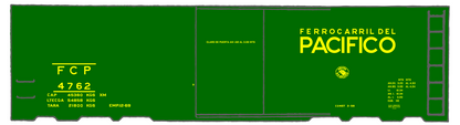 Ferrocarril Del Pacifico FCP 40 Ft Steel Boxcar Yellow Mexico