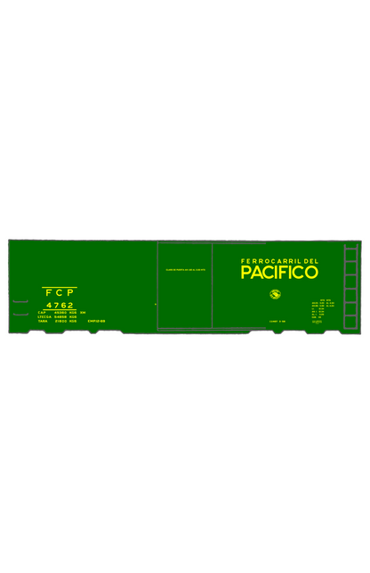 Ferrocarril Del Pacifico FCP 40 Ft Steel Boxcar Yellow Mexico