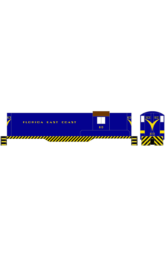 Florida East Coast Hood Diesel Yellow First Blue Scheme