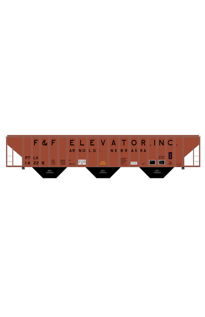 F&F Elevator, Inc. PS-2CD Covered Hopper Black Arnold, Nebraska