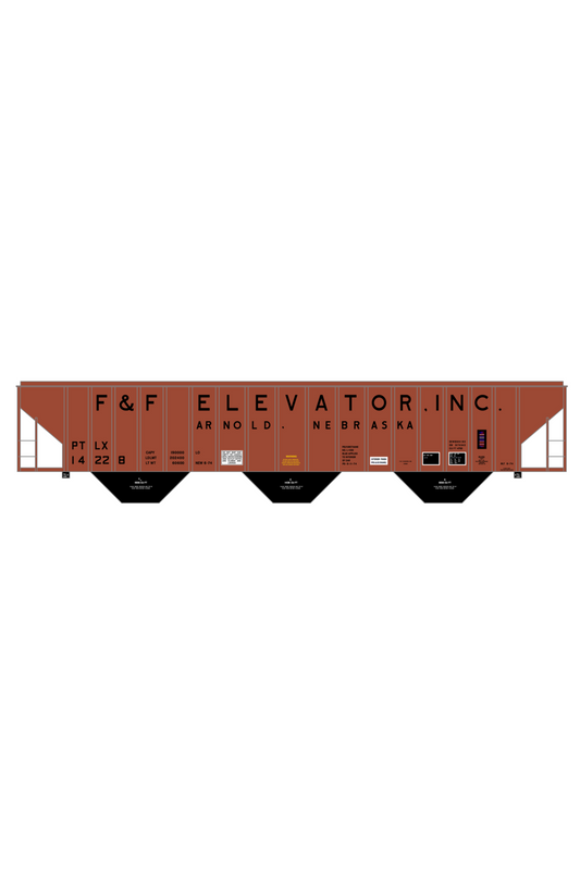 F&F Elevator, Inc. PS-2CD Covered Hopper Black Arnold, Nebraska