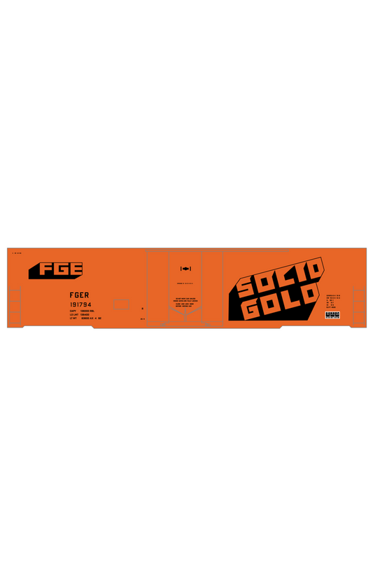 Fruit Growers Express Solid Gold Insulated Boxcar Black