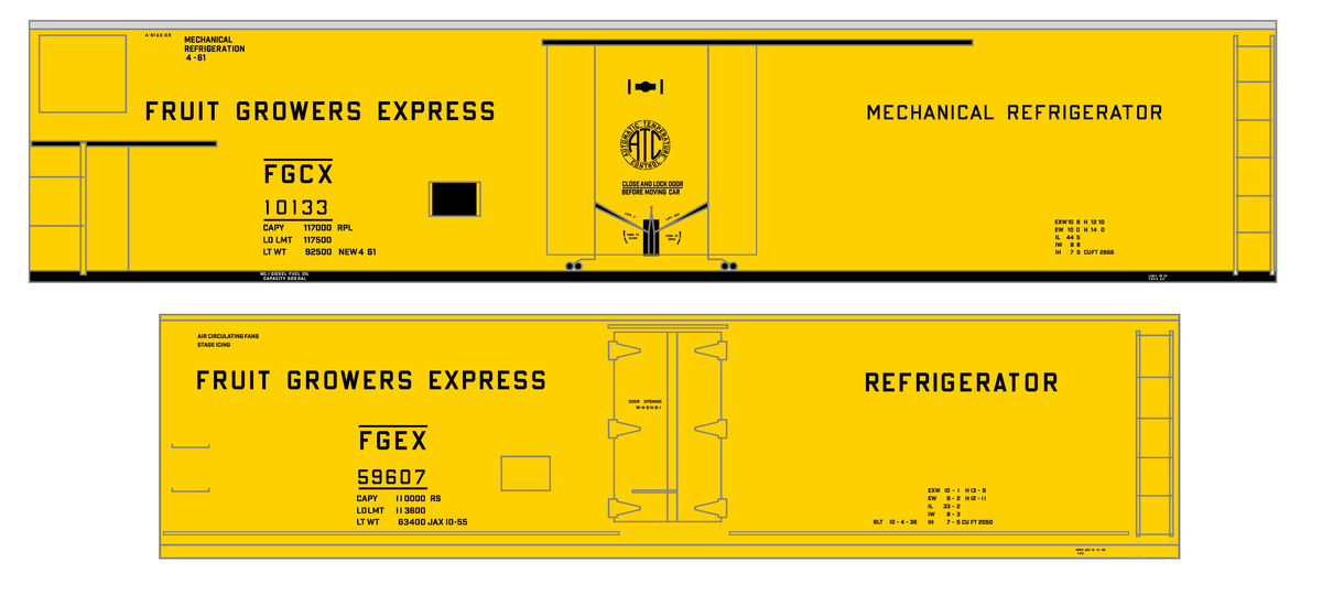 Fruit Growers Express Ice Or Mechanical Reefer Black