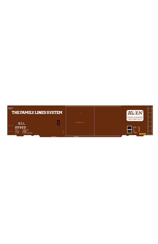 Family Lines SCL 50 Ft Boxcar White