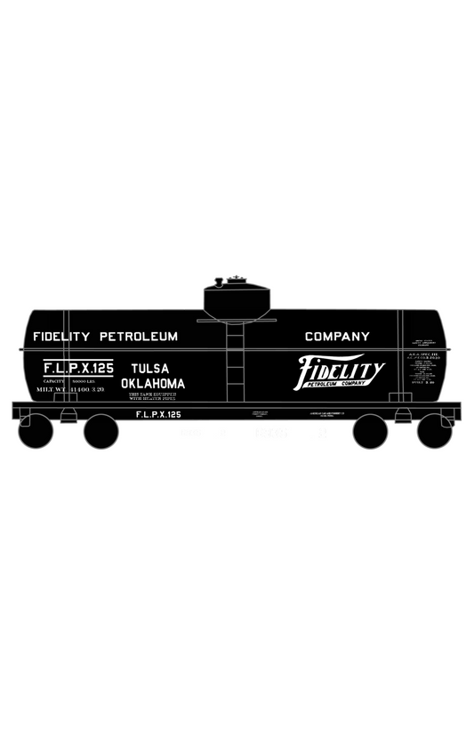 Fidelity Petroleum Tank Car White