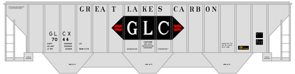 Great Lakes Carbon 4750 Cu Ft Covered Hopper Black