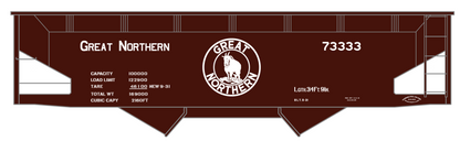 Great Northern Offset Twin Hopper White As Built Forward Goat