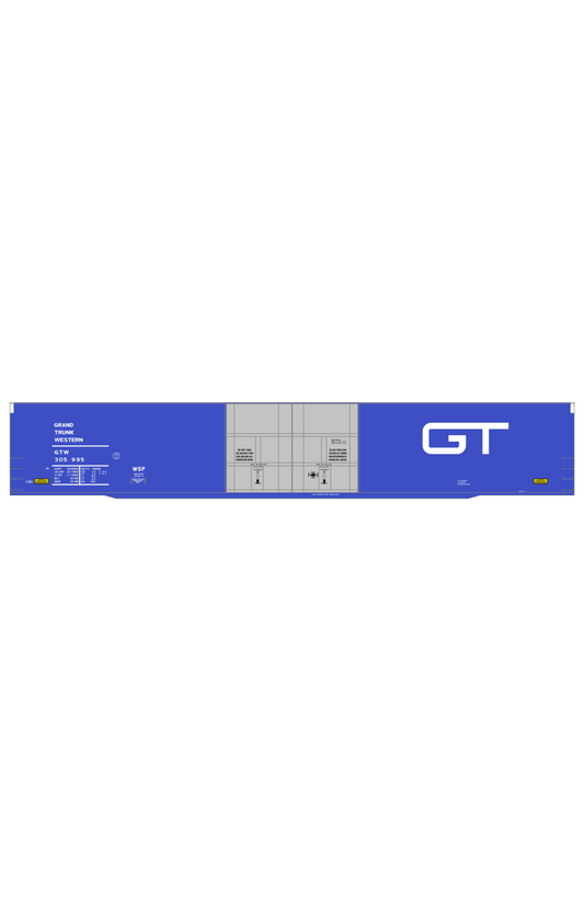 Grand Trunk Western 86 Ft Auto Parts Boxcar White