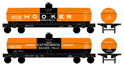 Hooker Chemical / Electrochemical Tank Car White Niagara Falls