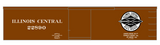 Illinois Central 40 Ft Wood Boxcar White