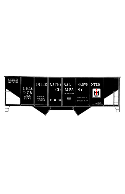 International Harvester IHCX Ribbed Twin Hopper White