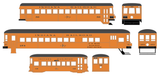 Indiana Railroad Interurban Trolley Car Black and Silver  - Decal