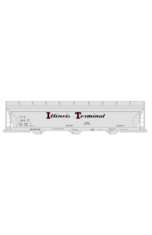 Illinois Terminal ACF Covered Hopper Black