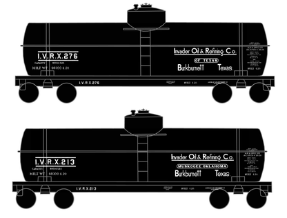 Invader Oil Refining Single Dome Tank Car White