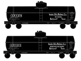 Invader Oil Refining Single Dome Tank Car White
