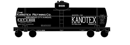 Kanotex Refining Tank Car White