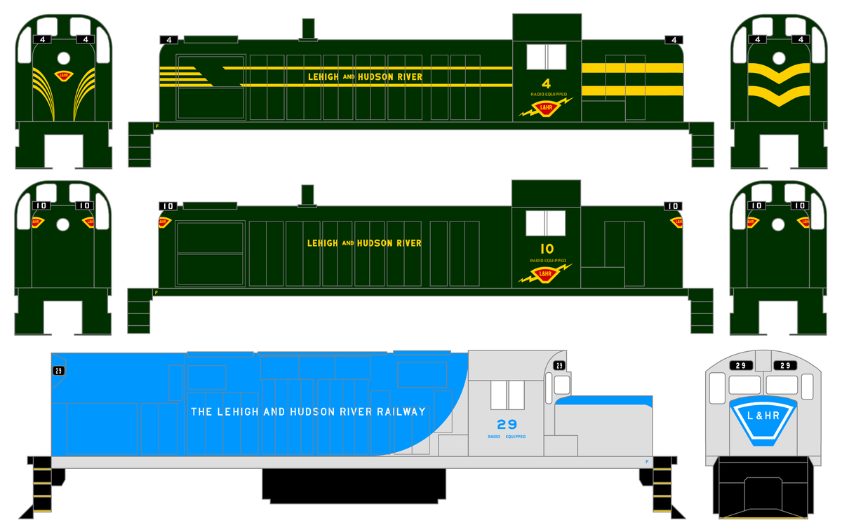 Lehigh and Hudson River ALCO Hood Diesel 