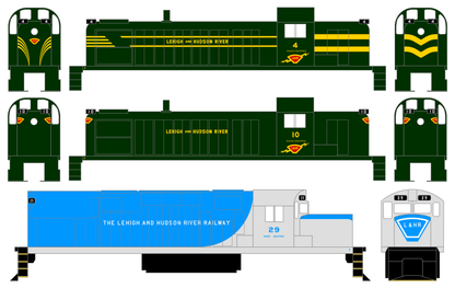 Lehigh and Hudson River ALCO Hood Diesel 