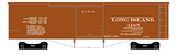 Long Island Railroad 37 Ft Wood Boxcar White