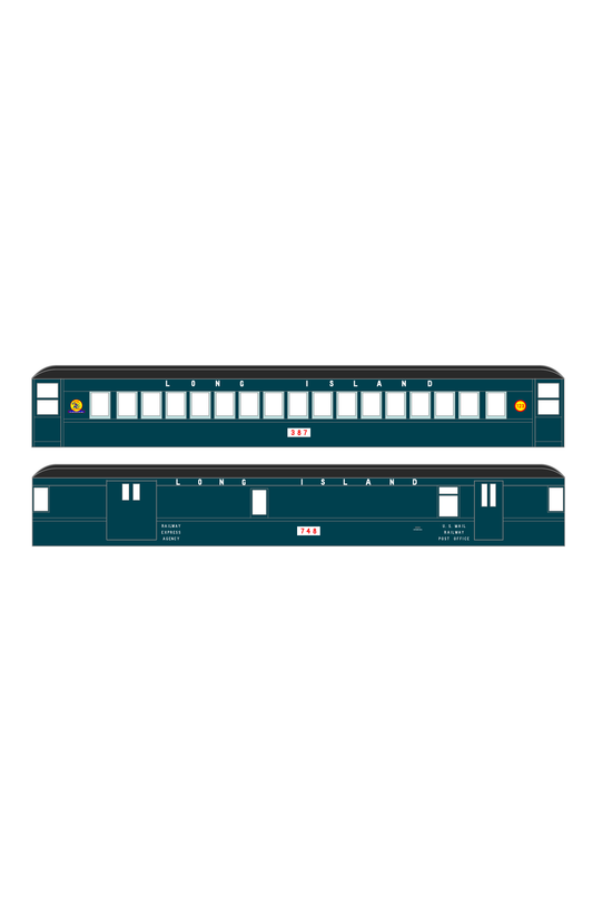 Long Island Railroad Passenger Car White